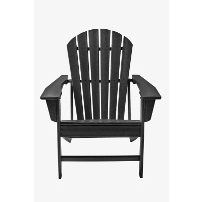 Afbeelding van Zwarte recycle chair tuinstoel