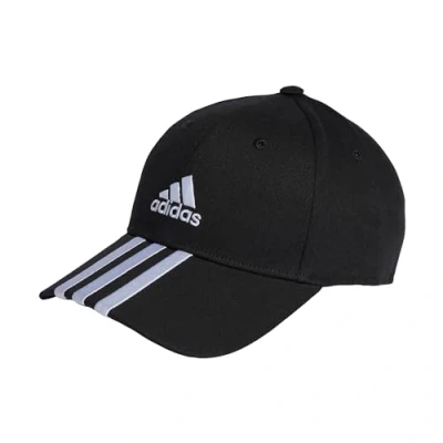 Afbeelding van adidas Sportswear 3 Stripes Twill Baseball Pet, Maat: XS/S, Black white