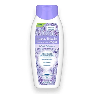 Afbeelding van Vagisil Delicate essences, gel voor dagelijkse intieme hygiëne vrouwen, respecteert de pH waarde van huid, lente lila, 250 ml