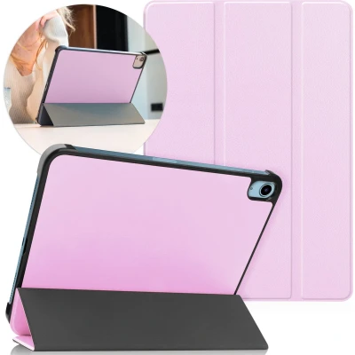 Afbeelding van iMoshion Tablet Hoes Geschikt voor iPad 10 (2022) 10.9 inch Trifold Bookcase Roze