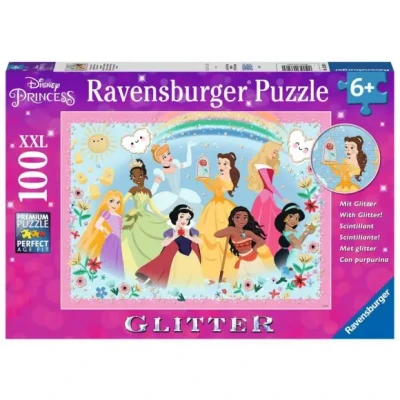 Afbeelding van Ravensburger Prinses Glitterpuzzel, 100st. XXL