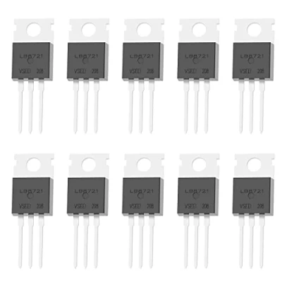 Afbeelding van IRLB8721 10 stuks MOSFET N kanaaltransistors TO 220 62A 30V 3 polige internationale gelijkrichter voor elektronische schakelaar bestuurbare
