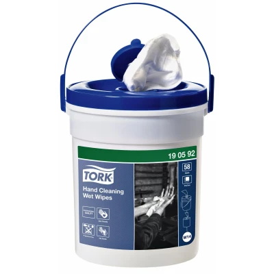 Afbeelding van Tork Reinigingsdoekjes Hand Cleaning W14 parfumvrij wit 190592 4 stuks