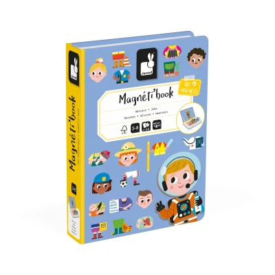 Afbeelding van Janod magneetboek beroepen 48st