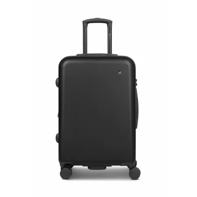 Afbeelding van Bugatti Valencia 2.0 4 wielen Trolley M 65 cm met uitbreidingsplooi Harde bagage TSA slot black