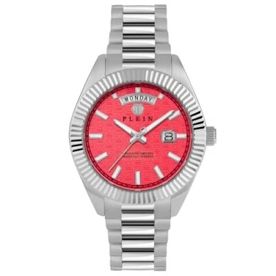 Afbeelding van Philipp Plein Date Superlative Gent PWPNA0224 Horloge Staal Zilverkleurig Ø 42 mm