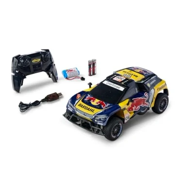 Afbeelding van Carson Modellsport 500404311 Peugeot Rally 3008 DKR LOEB 1:16 RC auto Elektro Rallywagen