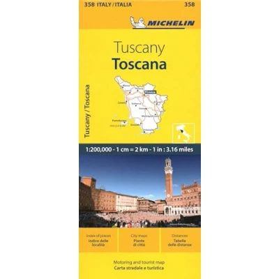 Afbeelding van Toscana Michelin Local Map 358
