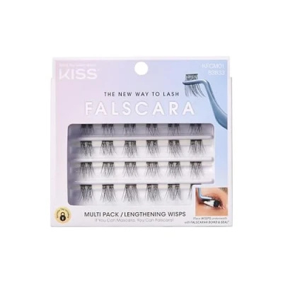 Afbeelding van Kiss Wimpers Falscara Wimperextensions Lashes Nep Lengthening Wisps Multipack