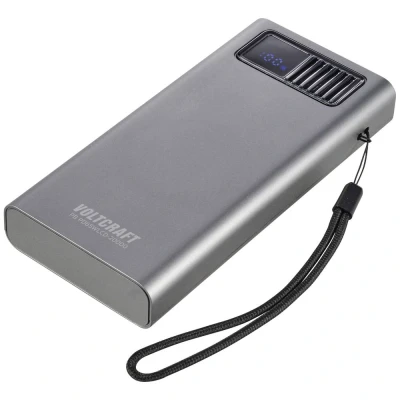 Afbeelding van VOLTCRAFT PB PD65WLCD 20000 Powerbank mAh Fast Charge, Power Delivery 2.0 LiPo Grijs metallic