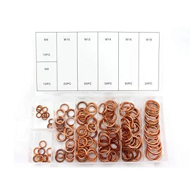 Afbeelding van Weber Tools gevulde koperen ringen assortiment 150 delig type FD2011