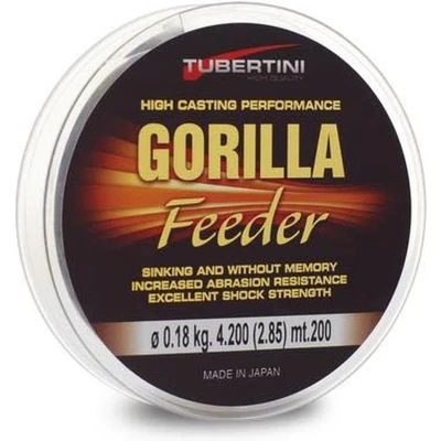 Afbeelding van Tubertini Gorilla Feeder Sinking Line (200m) Maat : 0.18mm 4.200 kilo