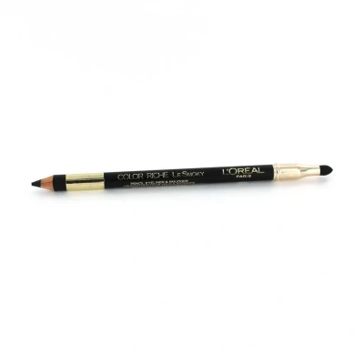 Afbeelding van L&#039;Oréal Color Riche Le Smoky Oogpotlood 201 Black Velour