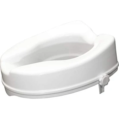 Afbeelding van Aidapt verhoogde toiletbril wit 5 cm