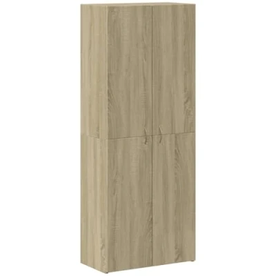 Afbeelding van vidaXL Archiefkast 60x32x153 cm bewerkt hout sonoma eikenkleurig