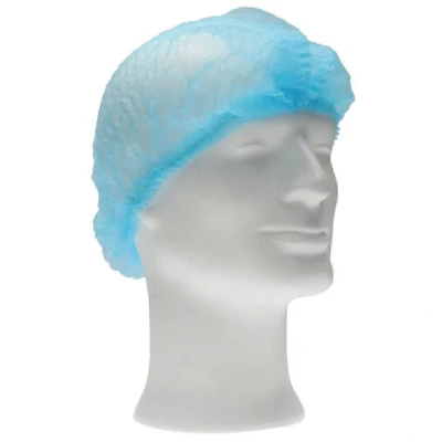 Afbeelding van Haarnet CMT clip non woven L 53cm PP blauw