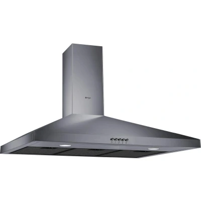 Afbeelding van Wiggo WE E943R(GB) Wandschouw Afzuigkap 90cm Grijs
