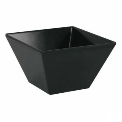 Afbeelding van Aperitiefschaaltje La Mediterránea Melamine Antraciet 10 x 6 cm (24 Stuks)