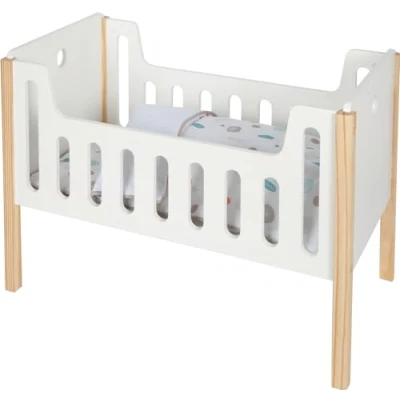 Afbeelding van Small Foot Houten Poppenbedje Little Button