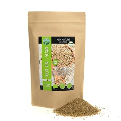 Image de Alpi Nature Anis Entier BIO 250g, Vert en Graines Entières pour Thé et Cuisine
