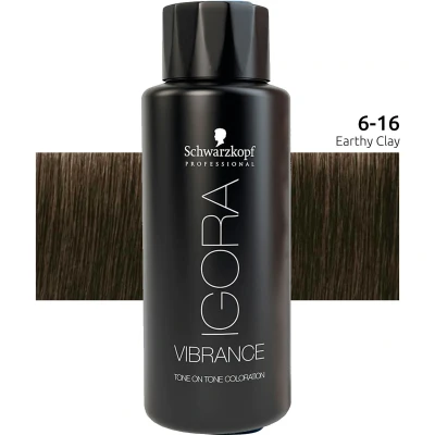 Afbeelding van Schwarzkopf Igora Vibrance haarverf 6 16 Cendré Chocolade Donkerblond
