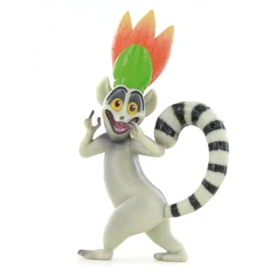 Afbeelding van Madagascar speelfiguurtje poppetje King Julien Ringstaartmaki 8cm