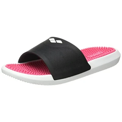Afbeelding van arena Marco Zwembadslippers voor dames en heren, uniseks, zee zwembad, sandalen met zachte masserende zool uitstekende grip op natte oppervlakken