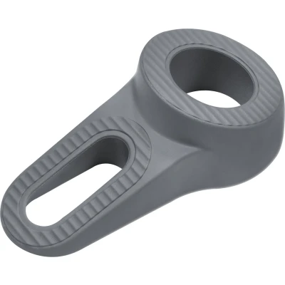Afbeelding van Deltafix Block it Deurwig grijs TPE kunststof 12 x 3,8 cm deurstopper