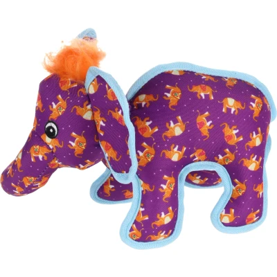 Afbeelding van Flamingo Strong Stuff Speelgoed Honden Hs Olifant Paars 27cm 1st 134725