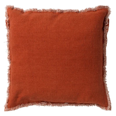 Afbeelding van Dutch Decor BURTO Sierkussen van gewassen katoen Potters Clay 45x45 cm