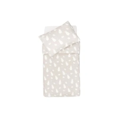 Image de Jollein 003 005 67092 Parure de lit Miffy &amp; Snuffy Nougat (100 x 140 cm + 40 60 cm)