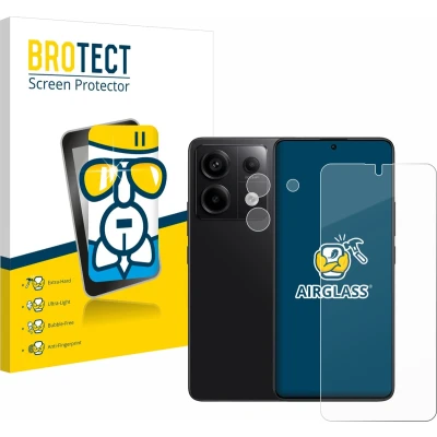 Afbeelding van BROTECT Screenprotector voor Xiaomi Redmi Note 13 Pro 5G (Voor+Camera) Folie Beschermfolie Beschermglas transparant
