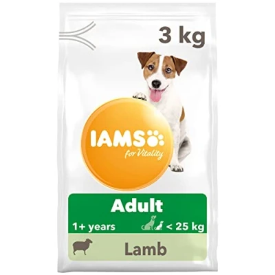Afbeelding van 3x Iams Dog Adult Small Medium Lam 3 kg