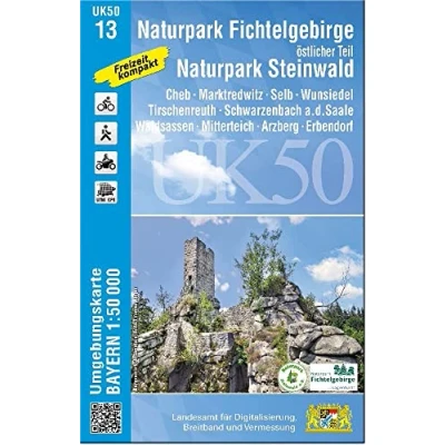 Afbeelding van UK50 13 Naturpark Fichtelgebirge, östlicher Teil, Steinwald