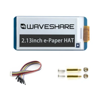 Afbeelding van Waveshare 2,13 inch E Paper Display Hoed V4 (The Latest Version) 250 x 122 Resolutie Ink Screen Electronic Module met Embedded Controller voor Raspberry Pi 2B 3B Zero W, SPI Interface