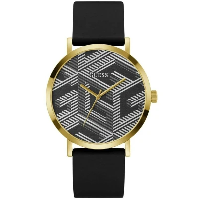 Afbeelding van Guess Bossed Horloge Gold coloured, Heren, Maat: One Size, coloured