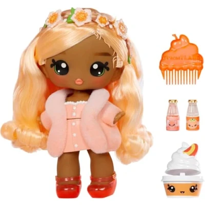Afbeelding van MGA Entertainment Yummiland Grote pop + lipglossdiertje Piper Peach