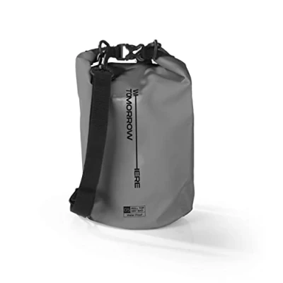Afbeelding van Where Tomorrow PVC dry bag Style 02 5L grijs