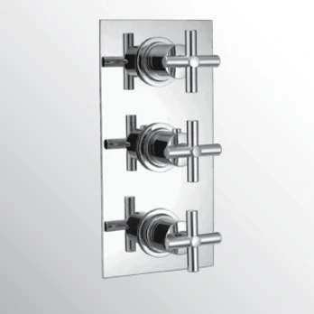 Afbeelding van Huber Suite inbouw douchethermostaat Chroom 368.ST52H.CR