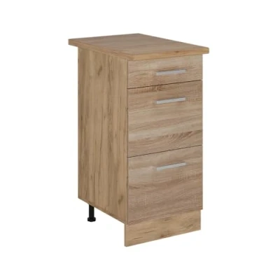 Afbeelding van Vicco Keukenonderkast R Line, Sonoma/Krachtige Eik goud, 40 cm met laden, WB