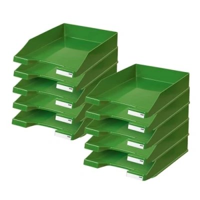 Afbeelding van HAN brievenbak standaard A4 plastic roze 10 stuks HA 1027 X 56 D