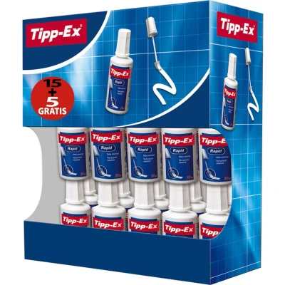 Afbeelding van Correctievloeistof Tipp ex Rapid foam 20ml valuepack à 15+5 gratis