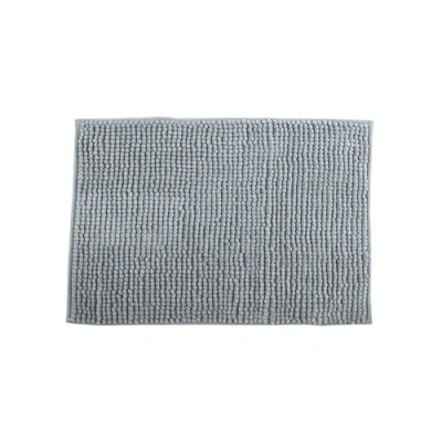 Afbeelding van MSV Badkamerkleed/badmat kleedje voor op de vloer lichtgroen 60 x 90 cm Microvezel anti slip