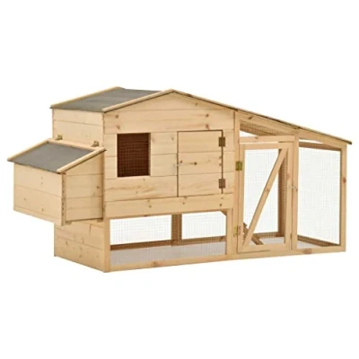 Afbeelding van Kippenhok 178X67X92 Cm Massief Grenenhout