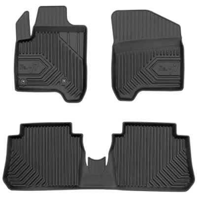 Afbeelding van M MOTOS Rubberen vloermat voor Citroen C3 Picasso 2008 2017 Verbeter je reiscomfort met de zwarte antislip mat Auto nr. 77 automat alle weersomstandigheden, bescherming tegen vuil