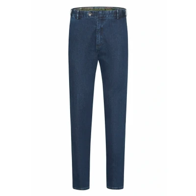 Afbeelding van Meyer Super Stretch Activity Denimchino Slim fit jeans, Heren, Maat: 60, Blau