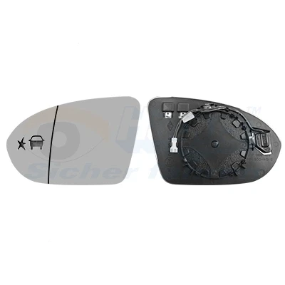 Afbeelding van Van Wezel Buitenspiegelglas 3854835