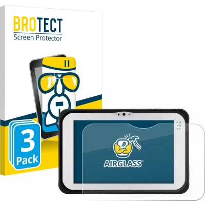 Afbeelding van BROTECT Screenprotector voor Panasonic Toughpad FZ M1/ B2 Folie Beschermfolie Beschermglas transparant (3 Stuks)