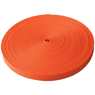 Afbeelding van Schnoschi Polypropyleen riem, 15 meter lang, verschillende breedtes en kleuren 10 mm 20 25 30 40 50 (oranje, mm)