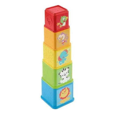 Afbeelding van Fisher Price Kleurrijke stapeldobbelstenen